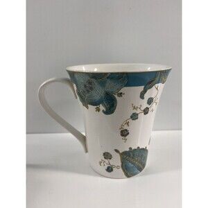 222 Fifth Eliza Teal Fine Porcelain Mug